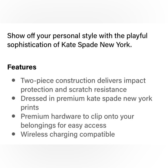 Kate Spade New York Protective Air Pod Case 'Translucent Blush' - Picture 12 of 14